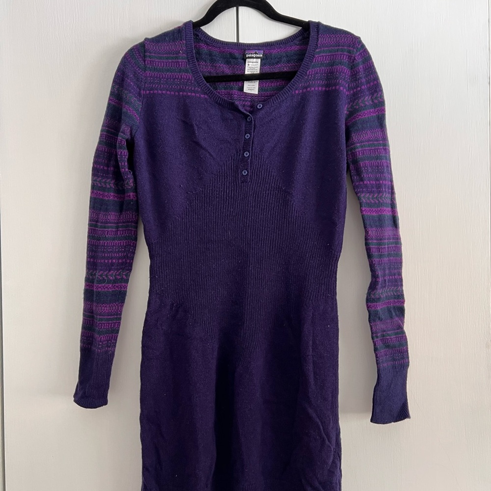 Sweater dress soft 80% lambswool 20%Nylon, stretchy, very good used condition - Picture 4 of 6